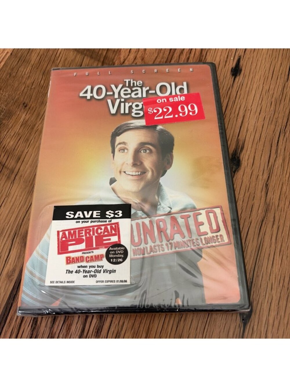 The 40-Year-Old Virgin (DVD, 2005, Full Frame Unrated)
